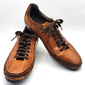 Pikolinos Men's Leather Hand Sewn Sneakers Size 44 (10-10.5).  #1311